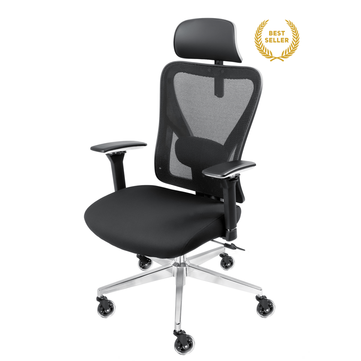 CLOUVOU CleverSeat - Ergonomischer Bürostuhl "Zeitloses Design trifft auf unschlagbare Qualität" - Clouvou
