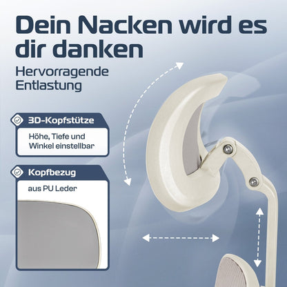 CLOUVOU CleverSeat - Ergonomischer Bürostuhl "Zeitloses Design trifft auf unschlagbare Qualität" - Clouvou 