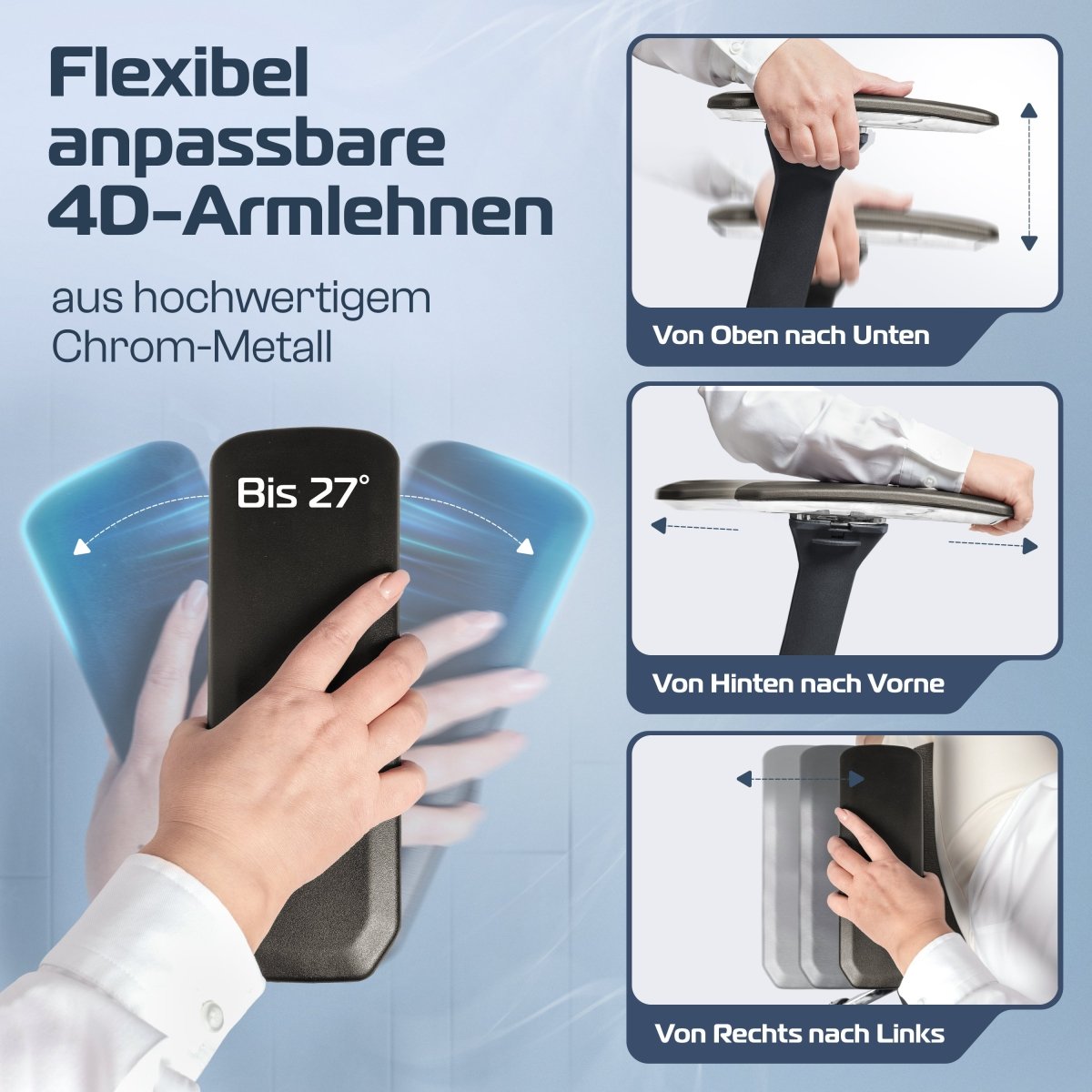 CLOUVOU ProSeat – Ergonomischer Bürostuhl "Maximaler Komfort, den ganzen Tag" - Clouvou